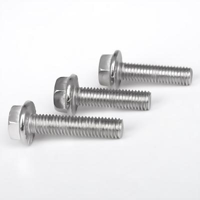 China DIN 6921 Stainless Steel A2 A4 Hex Head SUS 304 Stainless Steel 316 Flange Bolt for sale