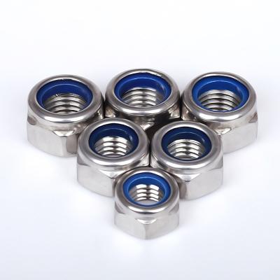 China High Quality Stainless Steel Heavy Industry DIN 985 982 Hex Nylon Lock Nut for sale