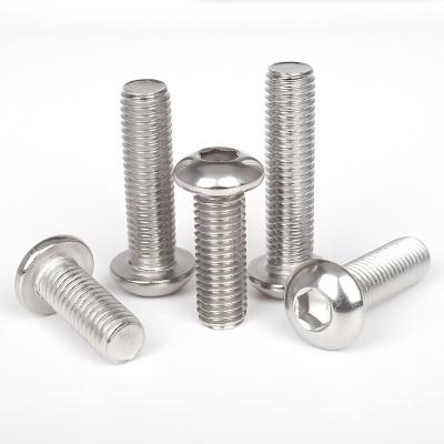 China Pan ISO 7380 Stainless Steel Pan Head Hex Socket Head Screw For Machine for sale