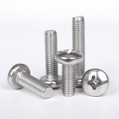 China Pan All Sizes Custom Cross Phillip Pan Head Stainless Steel Screws for machine for sale