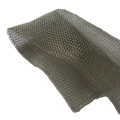 China Metal knitted mesh screen filtration performance knitted metal oil& gas metal mesh antifog excellent for sale