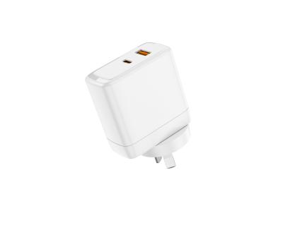 Κίνα Υψηλής ποιότητας 45W USB C φορτιστή μπλοκ, GaN φορτιστή 2-Port γρήγορη φόρτιση PPS Handy Travel Wall φορτιστή με PD για MacBook προς πώληση