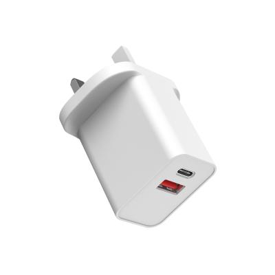 China AU/US/EU/UK Plug USB Type C Wall Charger 25W For Apple Samsung Fast Charging for sale