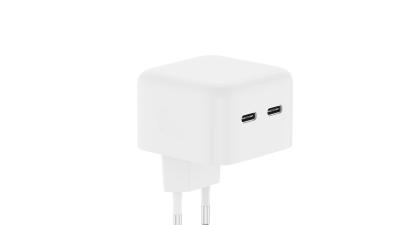 China Dual USB-C Quick Wall Charger 40W Double Port Foldable USBC For IPhone for sale