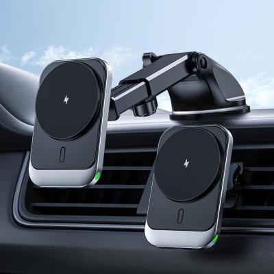 China Magnetic Wireless Car Mount Charger 15W For IPhone 15 for sale