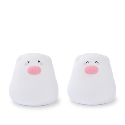 China Babies and Kids Best Selling Mini Pig Silicone Light for sale