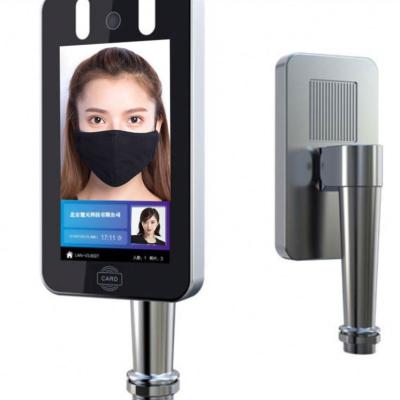 China Voice Broadcast AI Face Recognition Body Temperature Scanner Measuring Device For Multi-Language Access Control Support SDK OEM for sale