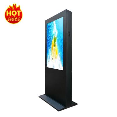 China Android outdoor advertising display screen IP65 weatherproof wifi 55 inch outdoor digital signage totem for sale