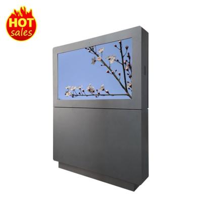 China Wall Mounted 55 Inch TV Outdoor Waterproof LCD Monitor Waterproof Outdoor Digital Signage With Open Frame for sale