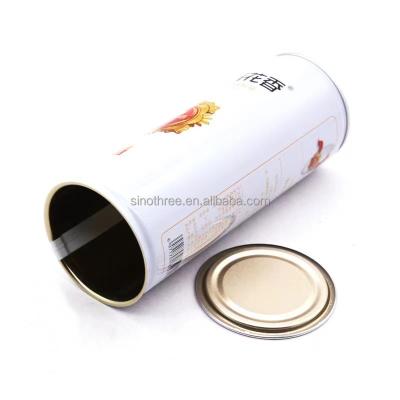 China Recyclable Custom Packing Food Grade Round Coffee Tin Can Supplier Wholesale Metal Tin Can for sale