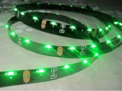 China IP20 4.8W per Meter Green Flexible RGB Led Strip SMD 335 Side Emitting 1500lm - 1800lm for sale