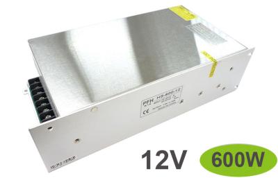 中国 高い発電 600W LED ライト ストリップの電源 AC110V への DC12V のセリウムの RoHS の承認 販売のため