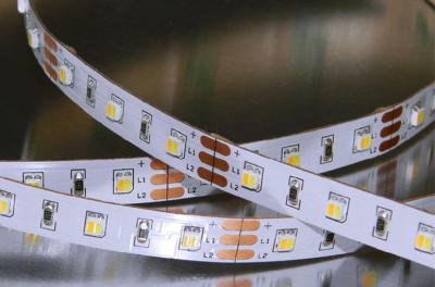 China CCT Adjustable SMD LED Strips One SMD With Two Color Adjust  2700k - 7500K for sale