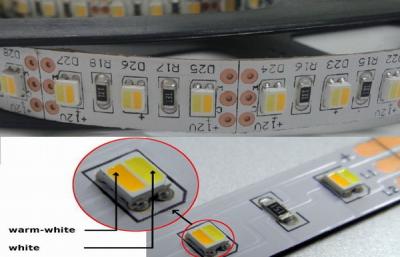 中国 銅/白い/黒 SMD3027 SMD 3528 LED のストリップ IP20 の白く/暖かい白 販売のため