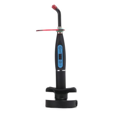 China Free Shipping Dental Equipment US 5W Dental Cordless Metal LED Curing Light Lamp 1500mw - BLACK for sale