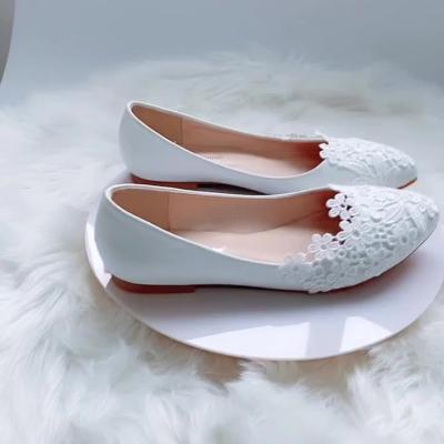 China Newest Massage Women Wedding Flat Comfortable Shoes Bridesmaid Shoes for sale