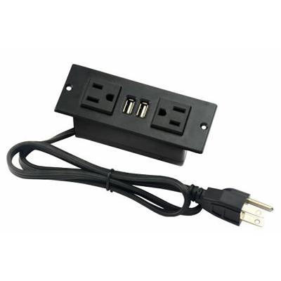 China Wholesales Residential/Multi-Purpose Made In China Dual USB Port Power Electrical Sockets USA Power Outlets With 2 USB Ports for sale