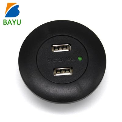 China Residential / General Purpose USB Charger Dual Port Charging Station ETL Certificate for sale