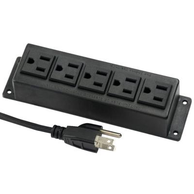 China Residential / General-Purpose 5 Outlet Power Strip American Desktop Furniture Power Outlet Socket Plug for sale