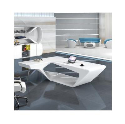 China PANEL office furniture modern boss table special shape manager table for sale