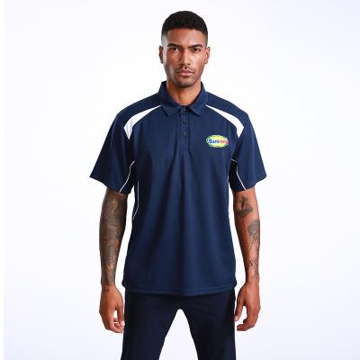 China Anti-pilling Custom Sublimated Golf Polo T-shirt Embroidery Worker Shirt Company Logo Polo Shirt for sale