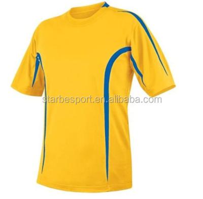 China Shirts & Tops China custom wholesale plain sublimation polyester football jersey guangzhou factory for sale