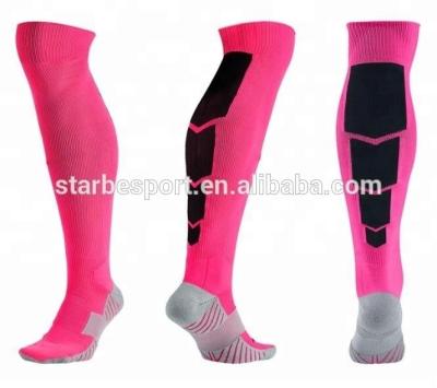 China Antibacterial Custom Make Elite Soccer Socks Compression Mens Soccer Sock for sale