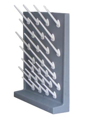 China Lab Polypropylene Drying Rack PP Pegboard Drip Rack for Laboratory Utensil Use for sale