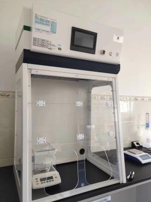 China Lab Clean Equipment Ductless Filtered Fume Hood Ventilated Balance Enclosures 1000x620x1245mm for sale