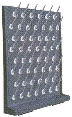 Chine Laboratory PP Drip Rack Big Size Polypropylene Pegboard for Glassware Drying à vendre