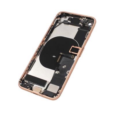 China Original Raw Material 100% Original Replacement For iPhone 8 Battery Cover Case Back Glass Rear Housing With Small Parts for sale