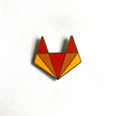 China Japan Custom Made Clean Metal Logo Design Animal Lapel Pins Pins For Apparel Decorations for sale