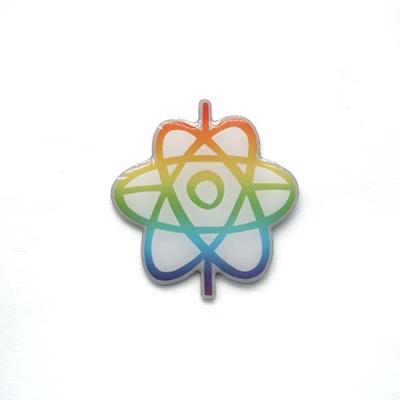 China Japan Customized Soft Dye Custom Acrylic Pin With Epoxy High Quality Lapel Pin for sale