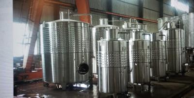 Cina carro armato del rivestimento del piatto del cuscino 1000L, serbatoio rivestito del vino in vendita