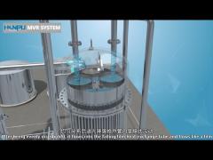 MVR Falling Film Vacuum Evaporator For Waste Water Treatment