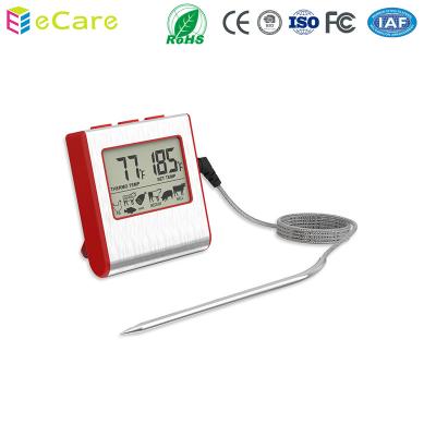 China Temperatures recommended by USDA or manually led large display digital thermometer, 100 degree thermometer, digital meat thermometer for sale