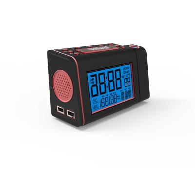 China Calendars IC 8060-2 Digital Projection Clock, Radio Alarm Clock for sale