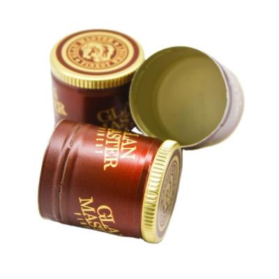 China Pilfered Caps Price Bottle Gold 30H35mm Screw Proof Suitable Caps for sale