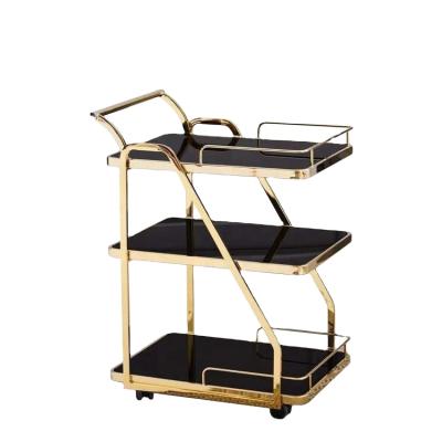 China Bomacy Design Hot Selling Contemporary Barber Trolley Tool Trolley Beauty Cabinet Barber Shop Trolley Spa Trolley for sale