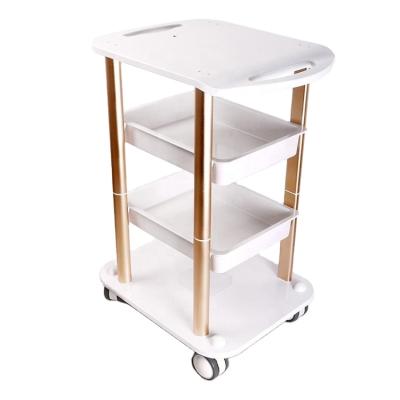 China Bomacy Beauty Rolling Trolley Modern Contemporary Exquisite Beauty Trolley Assemble Beauty Salon Equipment for sale