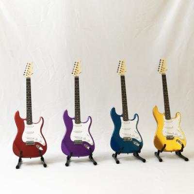 China Wholesale good quality poplar electric guitar for electric beginner guitar for sale