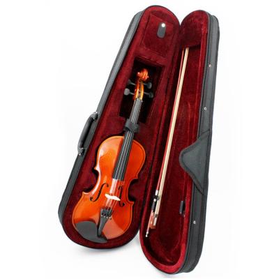 China Plywood Basswood Violin String 4/4 For Beginners Kids And Adults Fiddle With Bow Rosin Carrying Normal Case Violino Solid Wood Instrument for sale