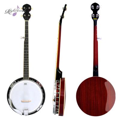 China Big 24 Light Brown Ukulele 5-String Mahogany Banjo Banjo Bracket OEM/ODM Banjolele Banjos for sale