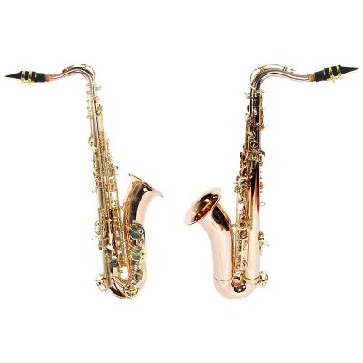 China High quality clear lacquer gold brass tenor saxophone for sale