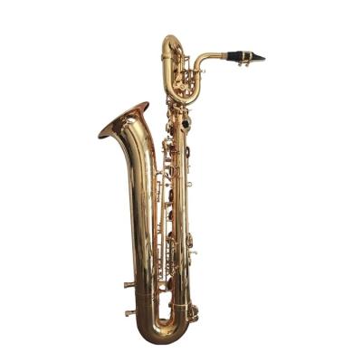 China Gold Lacquer Customizable Colored Professional Saxophones Baritone for sale