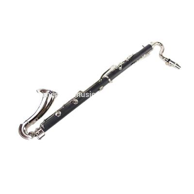 China China Nickel Plated Hard Rubber Bass Clarinet for sale