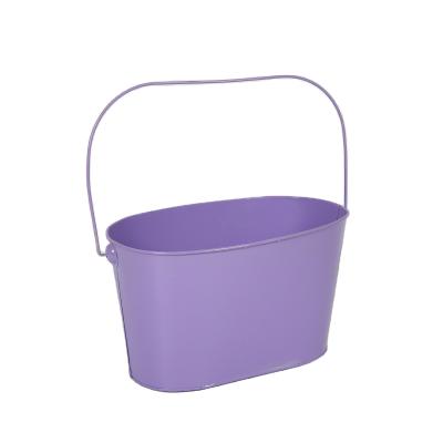 China Eco-friendly Handmade Baskets Storage Basket Metal Wholesale Household Flower Pot for sale