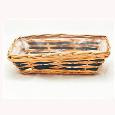 China Empty Woven Folding Wicker Gift Basket for sale