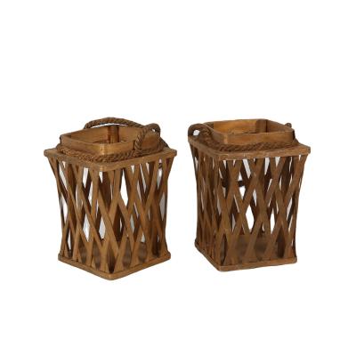 China CLASSIC wooden candle holder home decorative lantern for festival and wedding for sale