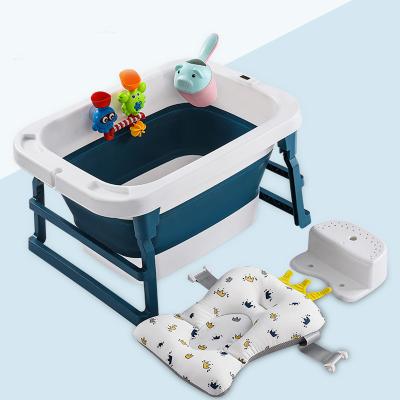 China Take a bath for baby bath supplies new style baby plastic folding baby bath basin for sale